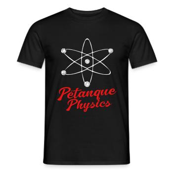 Pétanque Bocce Raffa Boule Sport Ball Petanque - Men's T-Shirt - black - Front - AI Model Male 178 light (178cm)