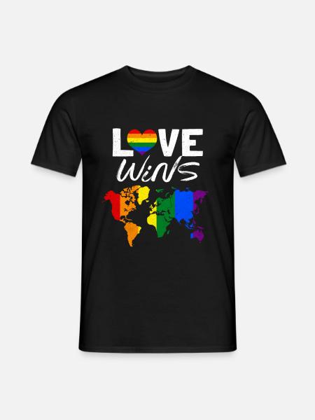 LGBT - T-shirt homme - noir