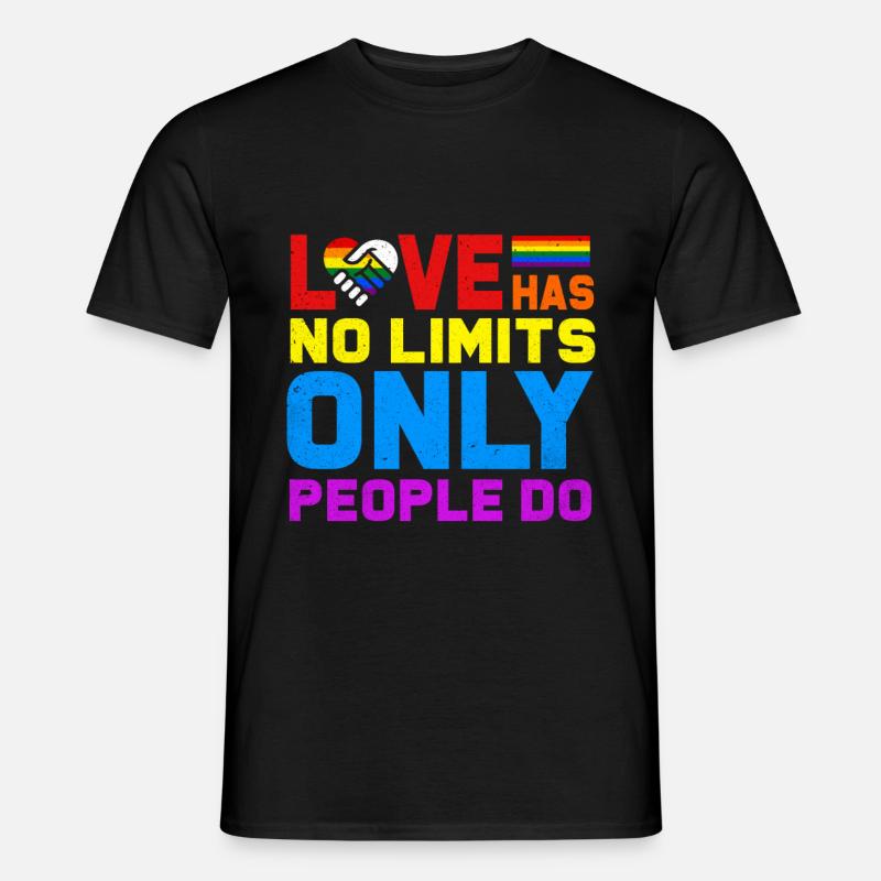LGBT - Männer T-Shirt - Schwarz