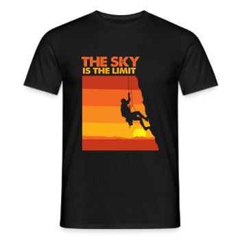 Escalade escalade escalade mur d’escalade montagne roche sport - T-shirt homme - noir - Devant - AI Model Male 178 light (178cm)