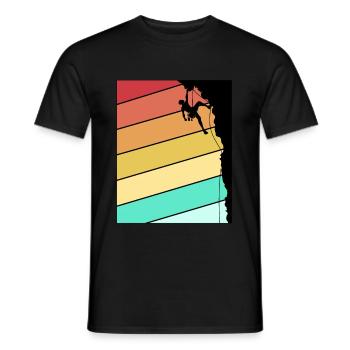 Escalade escalade escalade mur d’escalade montagne roche sport - T-shirt homme - noir - Devant - AI Model Male 178 light (178cm)