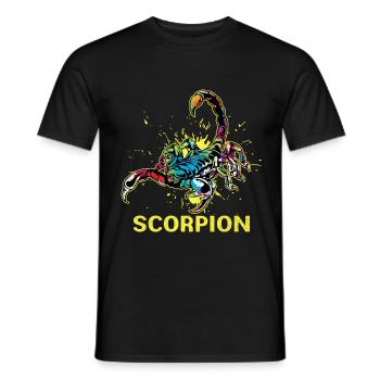 Scorpion - Men's T-Shirt - black - Front - AI Model Male 178 light (178cm)