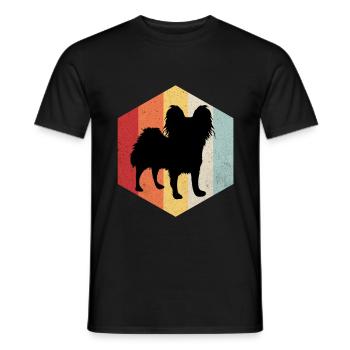 Papillon - Men's T-Shirt - black - Front - AI Model Male 178 light (178cm)