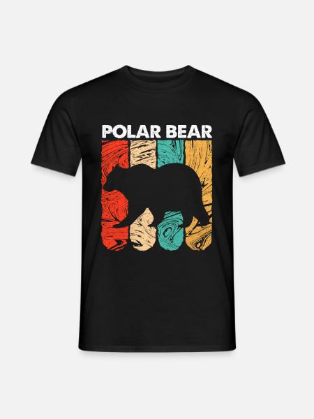 Polar bear - Men's T-Shirt - black