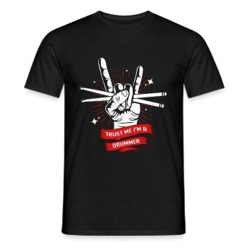 Batteries - T-shirt homme - noir - Devant - AI Model Male 178 light (178cm)
