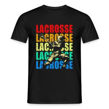 Lacrosse - T-shirt homme - noir - Devant - AI Model Male 178 light (178cm)