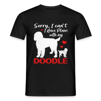 Doodle - Men's T-Shirt - black - Front - AI Model Male 178 light (178cm)