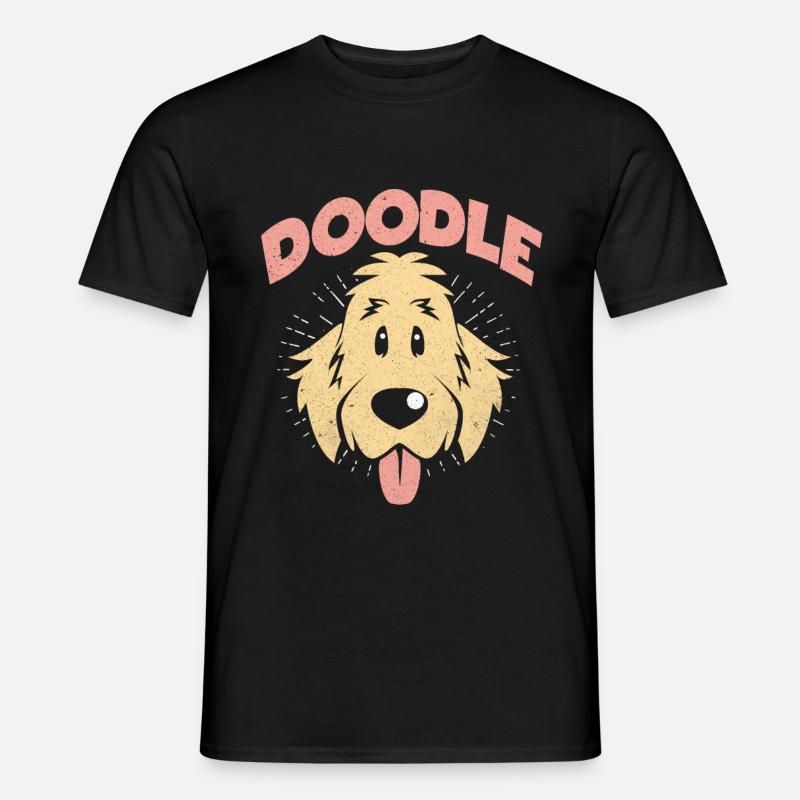 Doodle - Männer T-Shirt - Schwarz