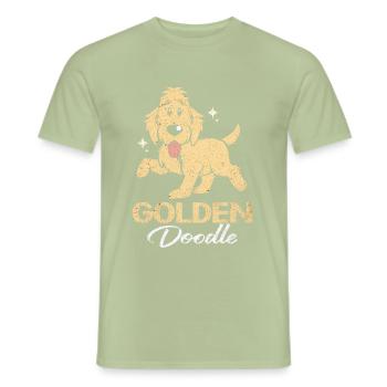 Doodle - Men's T-Shirt - sage - Front - AI Model Male 178 light (178cm)