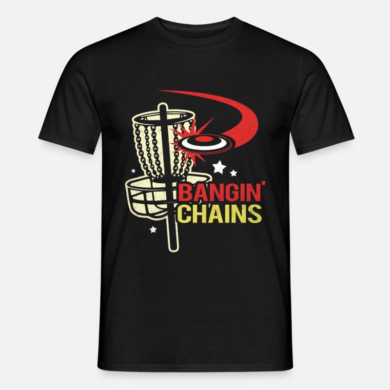 Frisbee - Männer T-Shirt - Schwarz