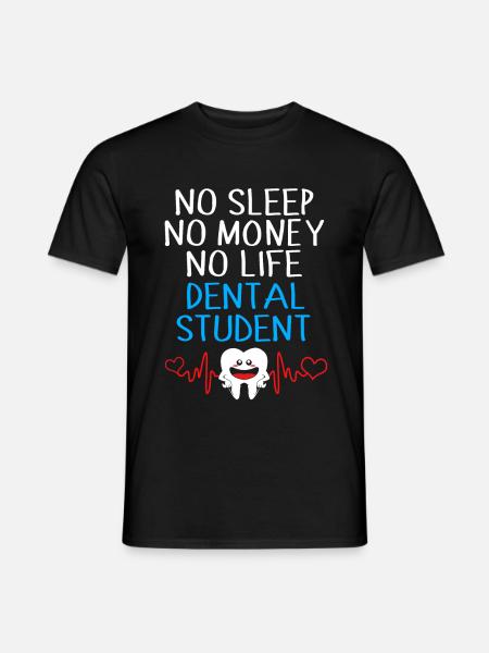 Dentist student female dentist dentistry - Men's T-Shirt - black