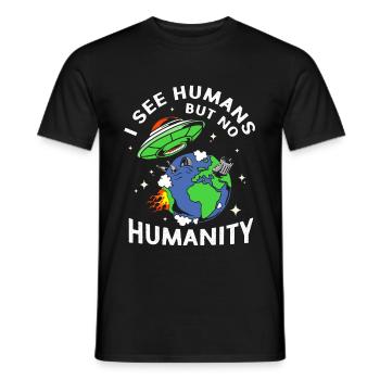 Alien - Men's T-Shirt - black - Front - AI Model Male 178 light (178cm)