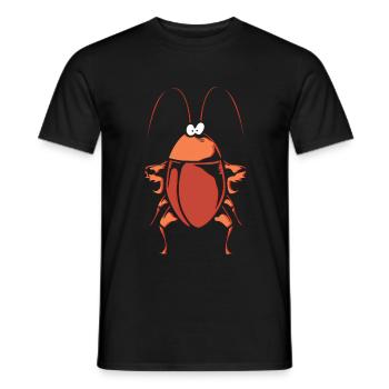 cockroach - Men's T-Shirt - black - Front - AI Model Male 178 light (178cm)