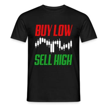 Börse Währung Wall Street Trader Forex - Männer T-Shirt - Schwarz - Vorne - AI Model Male 178 light (178cm)