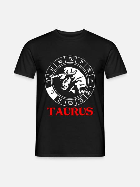 Taurus Zodiac - Men's T-Shirt - black