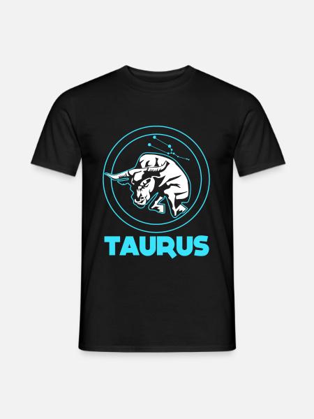 Zodiac Taurus - Men's T-Shirt - black