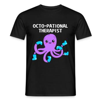 Occupational therapy - Men's T-Shirt - black - Front - AI Model Male 178 light (178cm)