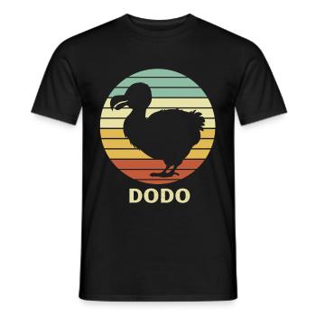dodo - Men's T-Shirt - black - Front - AI Model Male 178 light (178cm)