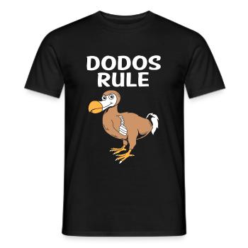 dodo - Men's T-Shirt - black - Front - AI Model Male 178 light (178cm)