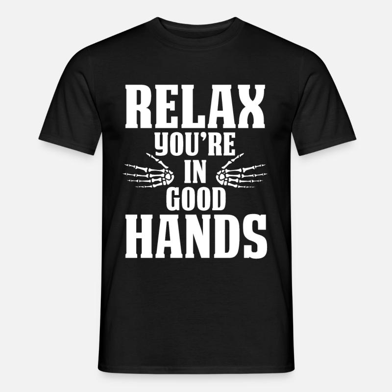 Physiotherapeut - Männer T-Shirt - Schwarz