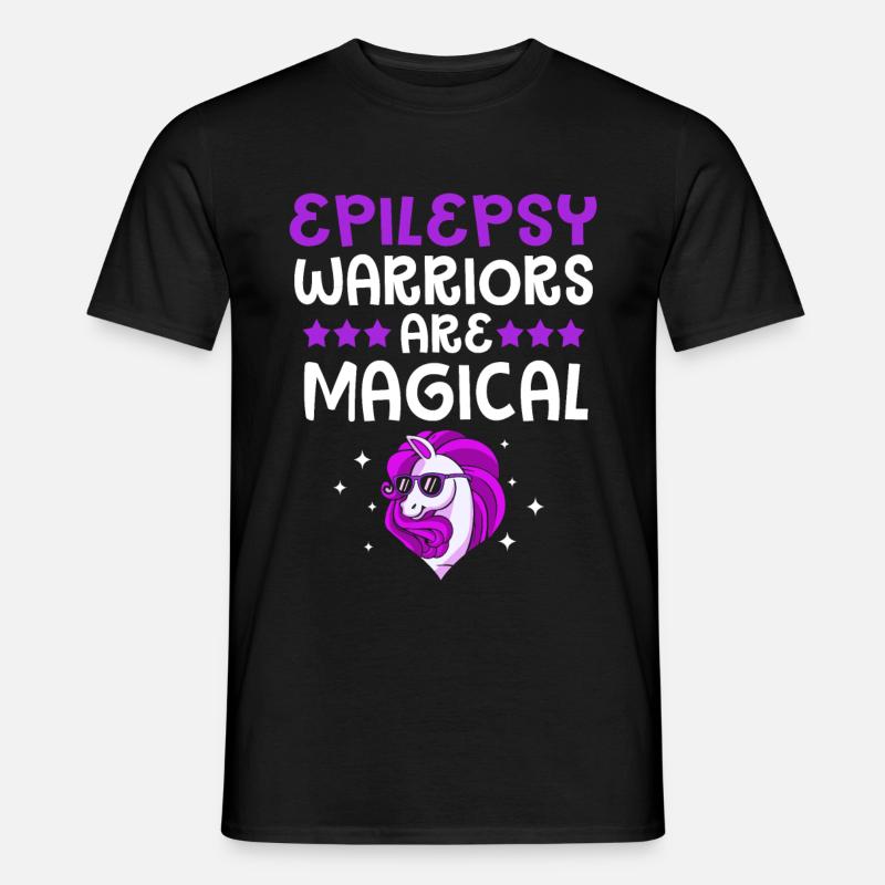 Epilepsie - Männer T-Shirt - Schwarz