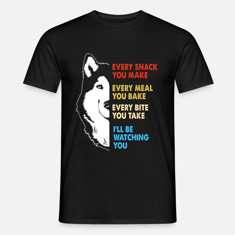 Malamut - Männer T-Shirt - Schwarz