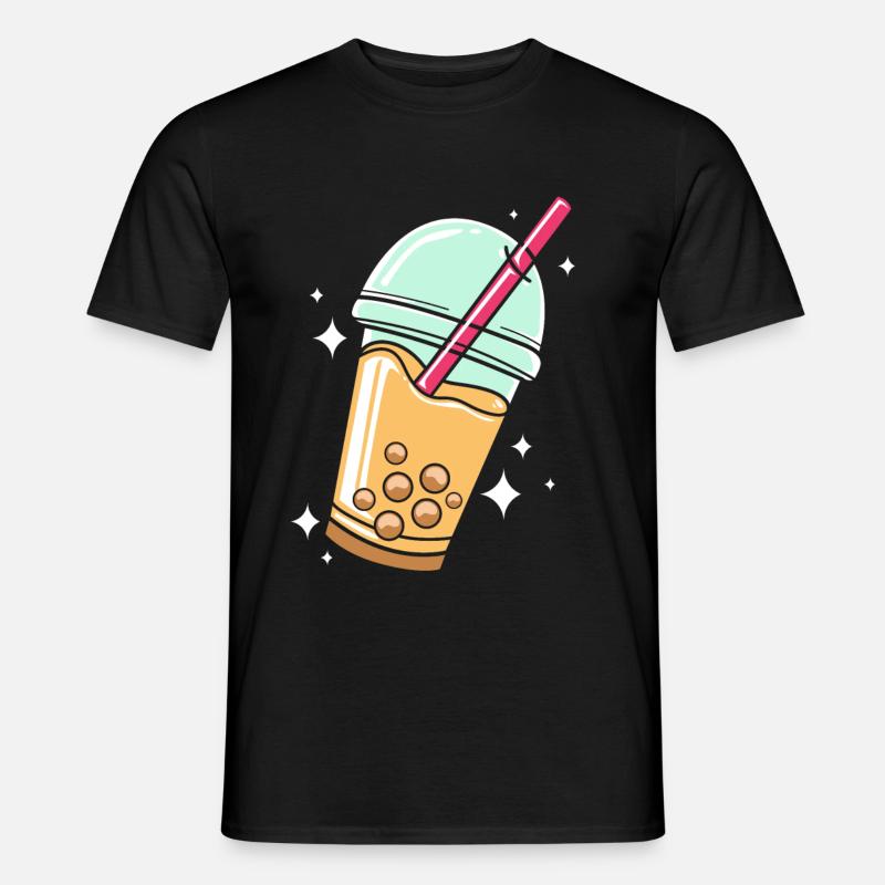 Bubble Tee Boba Tea - Männer T-Shirt - Schwarz