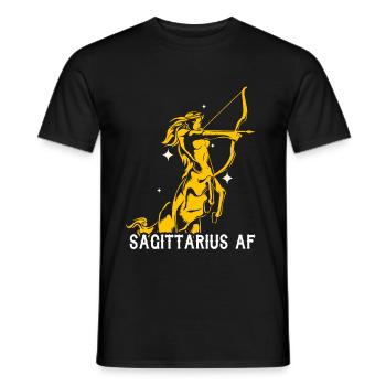 Tireurs Signes du zodiaque - T-shirt homme - noir - Devant - AI Model Male 178 light (178cm)