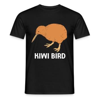 kiwi-vogel Kiwi Vogel - Männer T-Shirt - Schwarz - Vorne - AI Model Male 178 light (178cm)