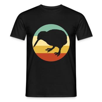 kiwi-oiseau kiwi - T-shirt homme - noir - Devant - AI Model Male 178 light (178cm)