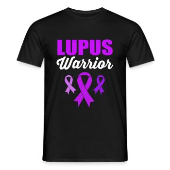 Lupus Awareness Ribbon Lupus Warrior - Männer T-Shirt - Schwarz - Vorne - AI Model Male 178 light (178cm)