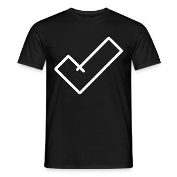 Hook Emoji Sketch Dessin - T-shirt homme - noir - Devant - AI Model Male 178 light (178cm)