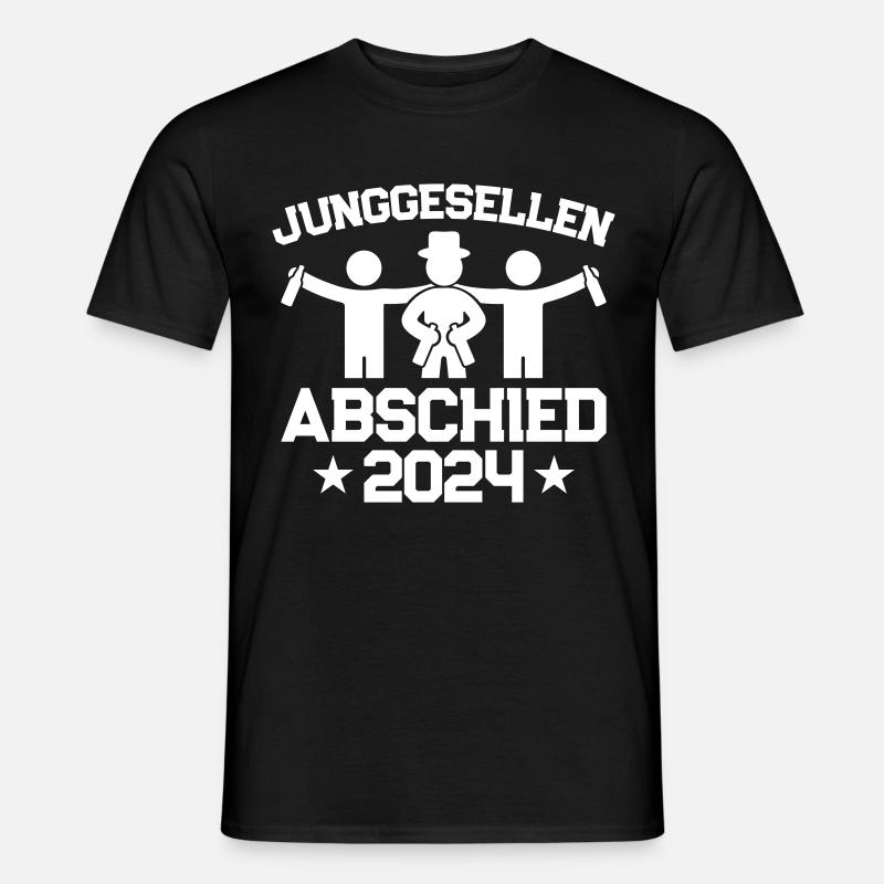 Junggesellenabschied 2024 - Männer T-Shirt - Schwarz