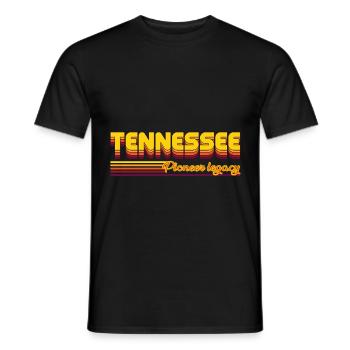 cooles Tennessee USA Bundesstaaten Design - Männer T-Shirt - Schwarz - Vorne - AI Model Male 178 light (178cm)