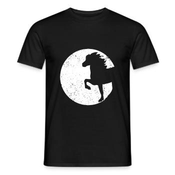 Isländer Grunge - Männer T-Shirt - Schwarz - Vorne - AI Model Male 178 light (178cm)