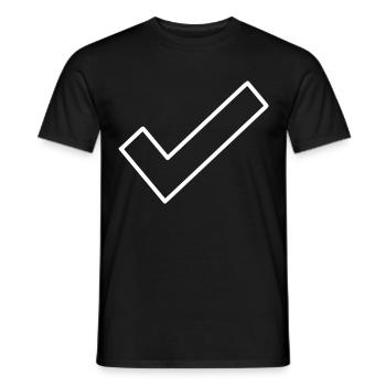 Hook Emoji Sketch Dessin - T-shirt homme - noir - Devant - AI Model Male 178 light (178cm)