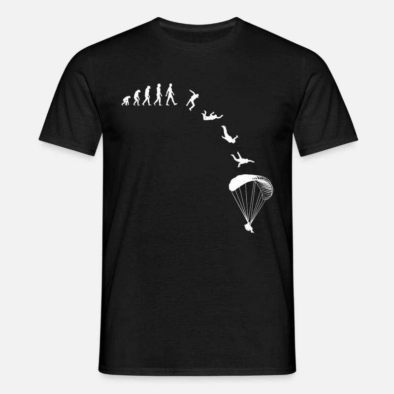 Paragliding Paraglider Evolution - Men's T-Shirt - black