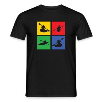 Kayak - T-shirt homme - noir - Devant - AI Model Male 178 light (178cm)