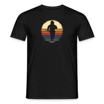 Fire brigade - Men's T-Shirt - black - Front - AI Model Male 178 light (178cm)