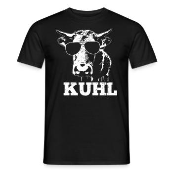 Kuh lustiges Kühe Motiv Kuhliebhaber Geschenk - Männer T-Shirt - Schwarz - Vorne - AI Model Male 178 light (178cm)