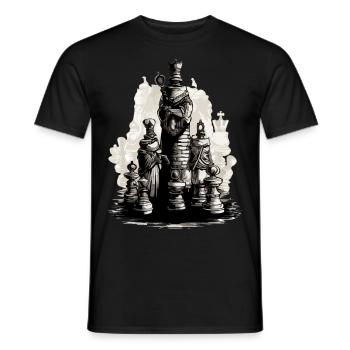 Besiegter Gegner - Männer T-Shirt - Schwarz - Vorne - AI Model Male 178 light (178cm)
