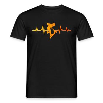 Cascade Scooter Tricks Pulse Line Kick Scooter - T-shirt homme - noir - Devant - AI Model Male 178 light (178cm)