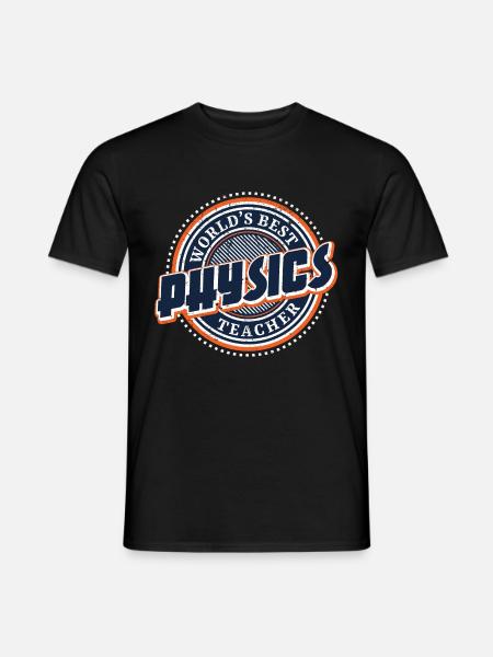 Physics teacher - Men's T-Shirt - black