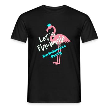 JGA équipe mariée marié - T-shirt homme - noir - Devant - AI Model Male 178 light (178cm)