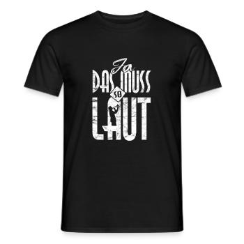 Posaune Blasmusik - Männer T-Shirt - Schwarz - Vorne - AI Model Male 178 light (178cm)