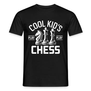 Cadeau de joueur d’échecs Chess Sport Chess Master - T-shirt homme - noir - Devant - AI Model Male 178 light (178cm)