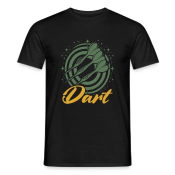 Fléchettes fléchettes disant javelot sport idée cadeau - T-shirt homme - noir - Devant - AI Model Male 178 light (178cm)