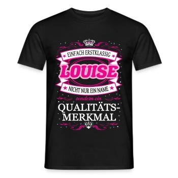 Eure Hoheit Louise betritt den Raum - Männer T-Shirt - Schwarz - Vorne - AI Model Male 178 light (178cm)