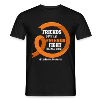 Leukemia Awareness Month Leukemia Survivor - Men's T-Shirt - black - Front - AI Model Male 178 light (178cm)
