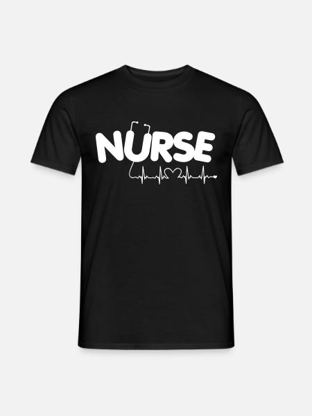 Krankenschwester Pflegerin Geschenk - Männer T-Shirt - Schwarz